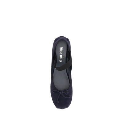 Miu Miu Suède Ballerina's