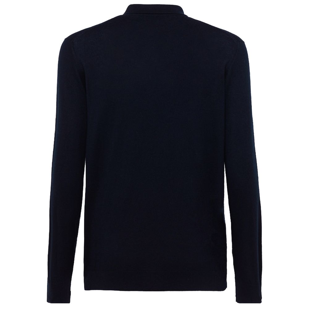 Alpha Studio Blauw Katoenen Shirt
