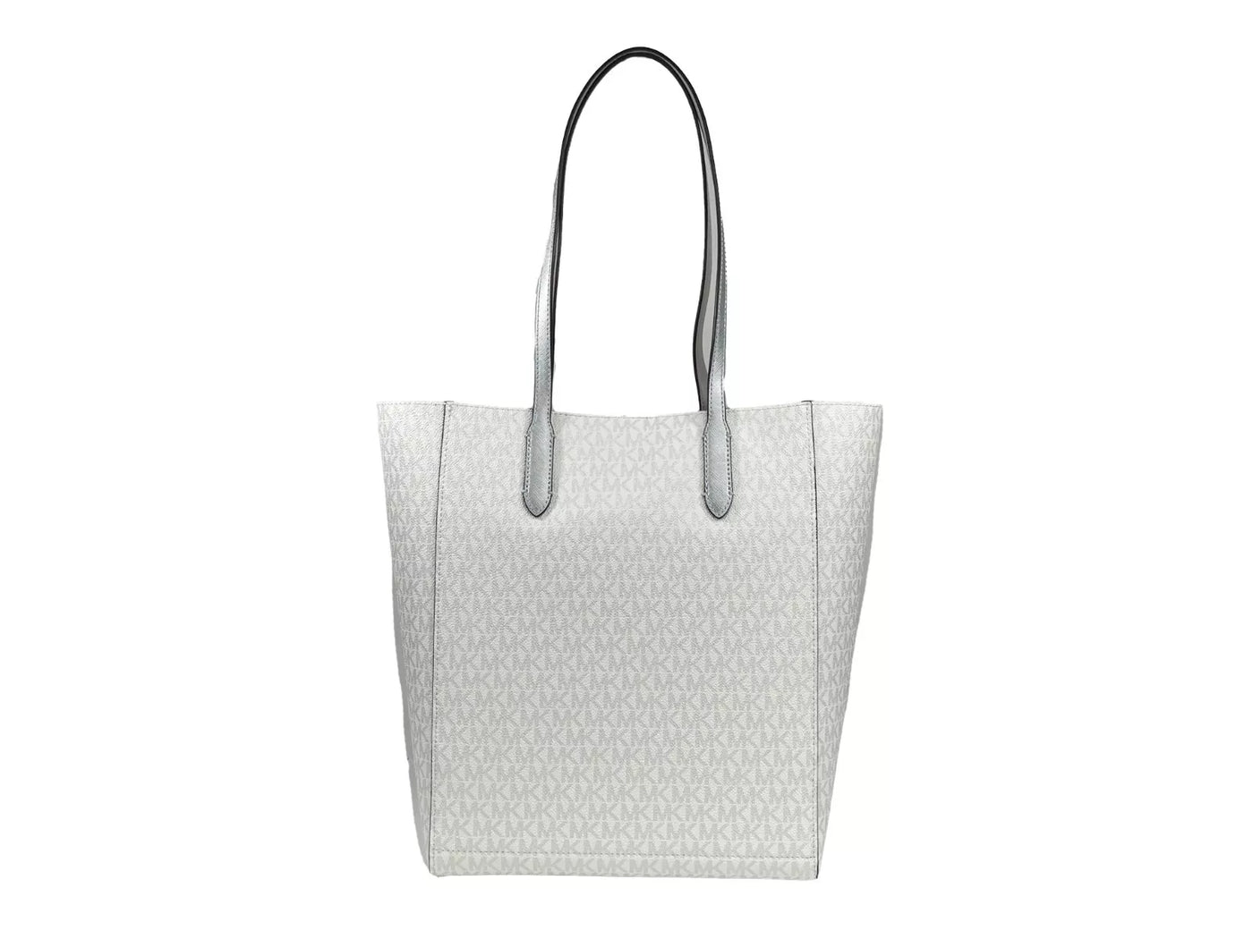Grand sac fourre-tout Michael Kors Vincent avec porte-cartes argenté