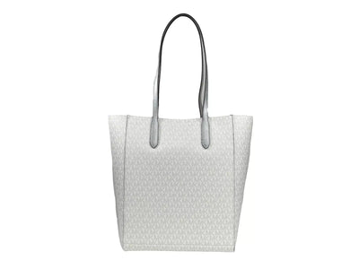 Grand sac fourre-tout Michael Kors Vincent avec porte-cartes argenté