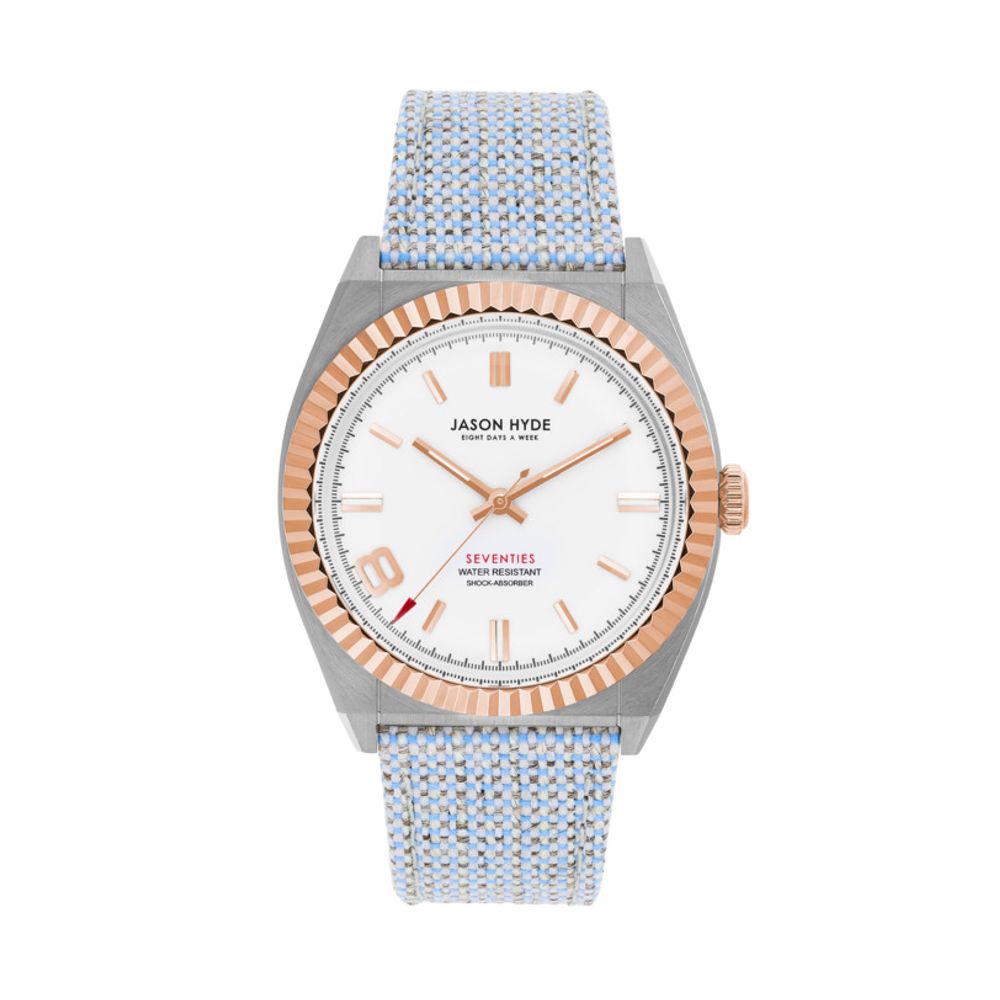 Jason Hyde Gray Textielhorloge