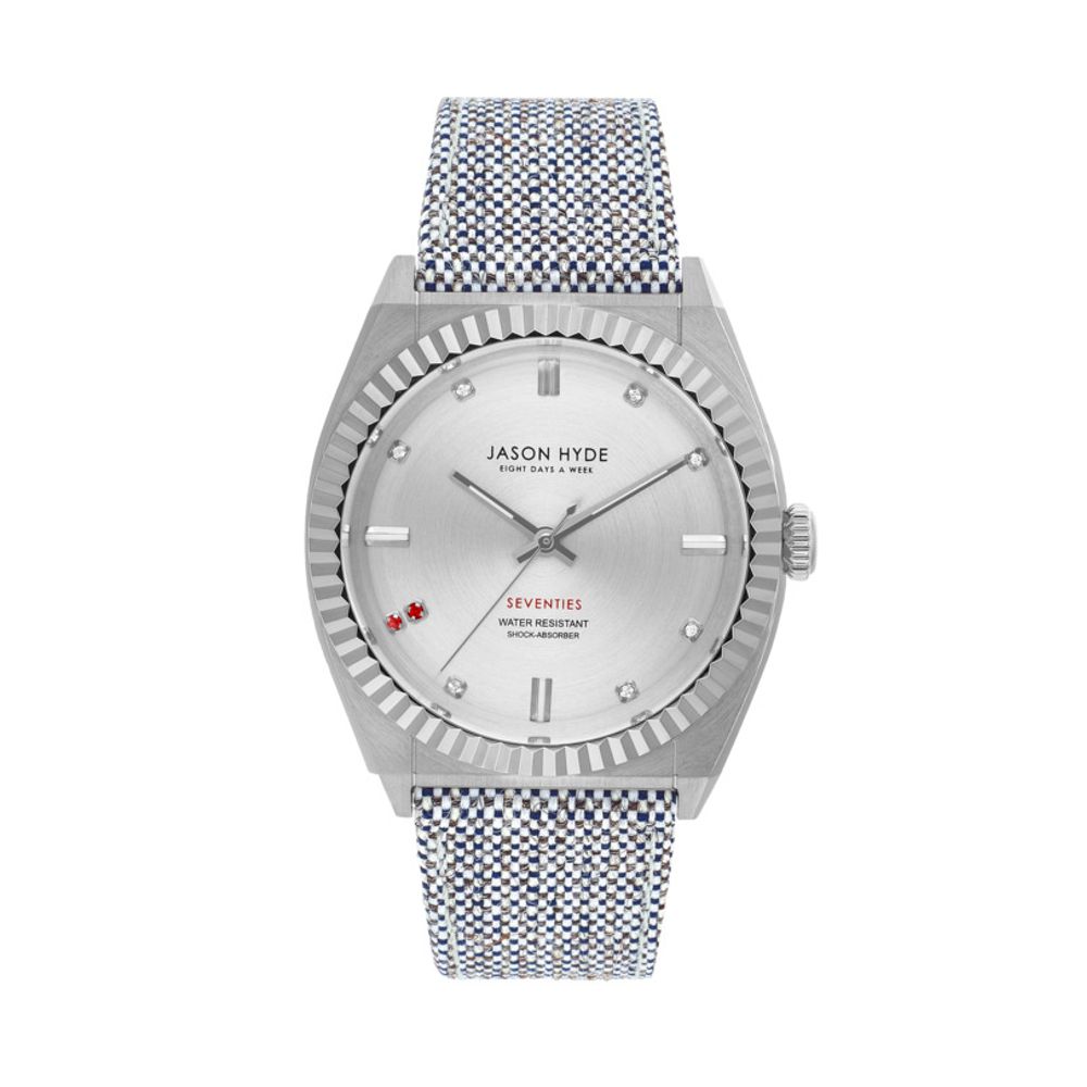 Jason Hyde Gray Textielhorloge