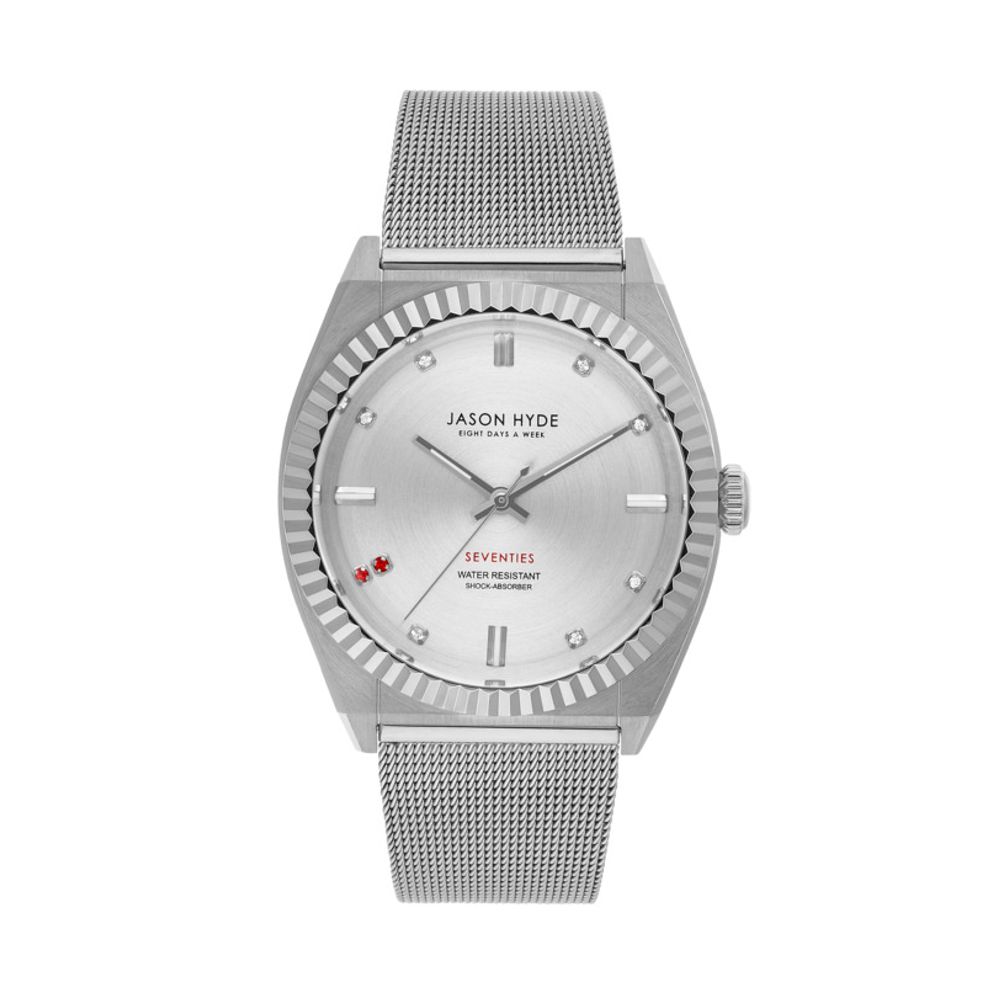 Jason Hyde Gray Textielhorloge