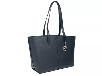 Sac fourre-tout Michael Kors de taille moyenne avec fermeture éclair sur le dessus, noir