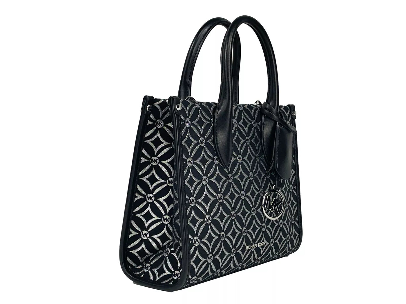 Petit sac fourre-tout à bandoulière zippé Mirella de Michael Kors, noir
