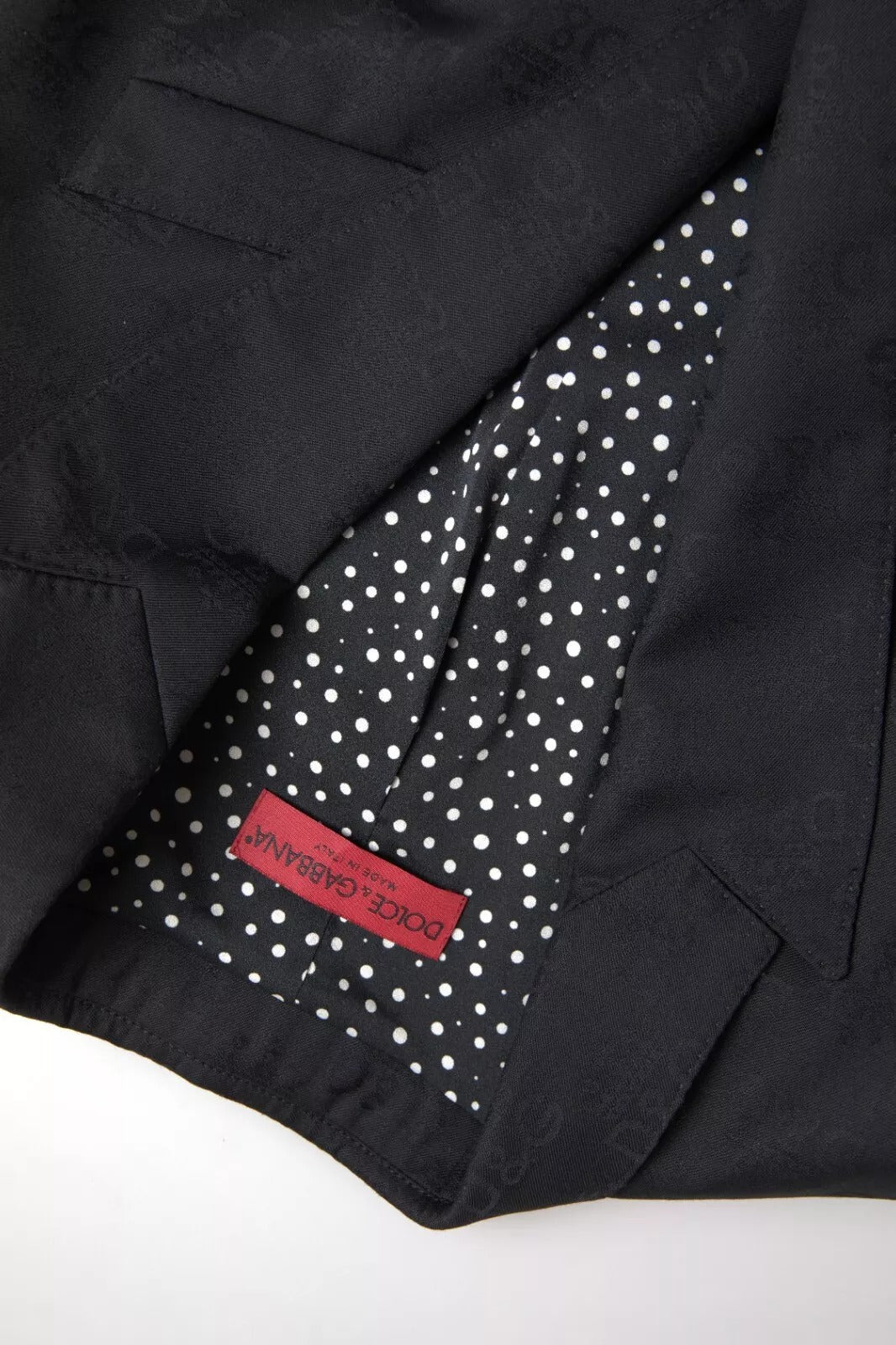 Veste blazer noire à manches longues Dolce &amp; Gabbana