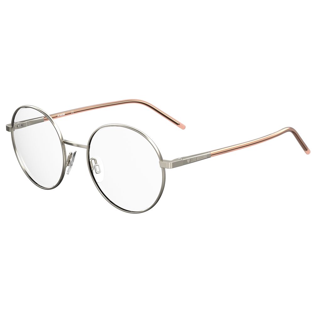Montures en métal bronze Love Moschino