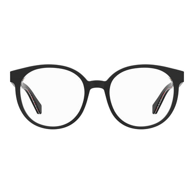 Montures Love Moschino en cuir de veau noir