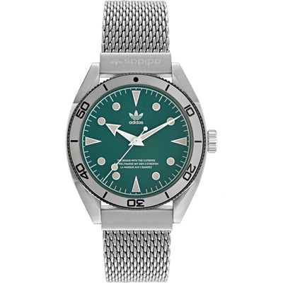Adidas Grijs Roestvrijstalen Horloge