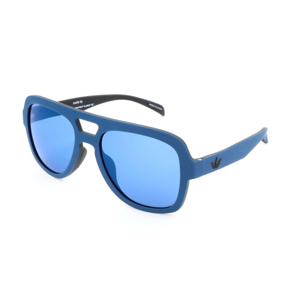Adidas Blauwe Plastic Zonnebril