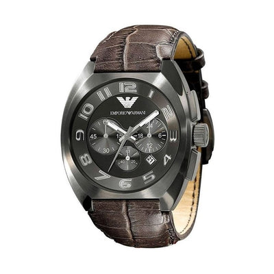 Armani Bruin Koeienhuid Horloge