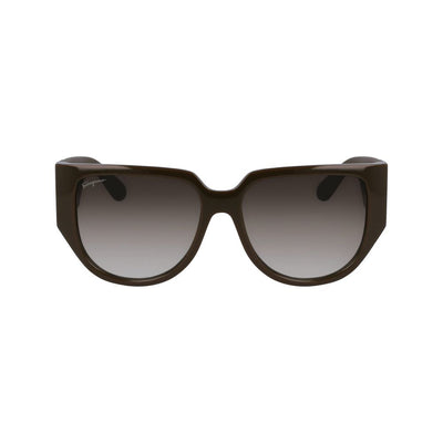 Lunettes de soleil vertes bio-injectées Ferragamo