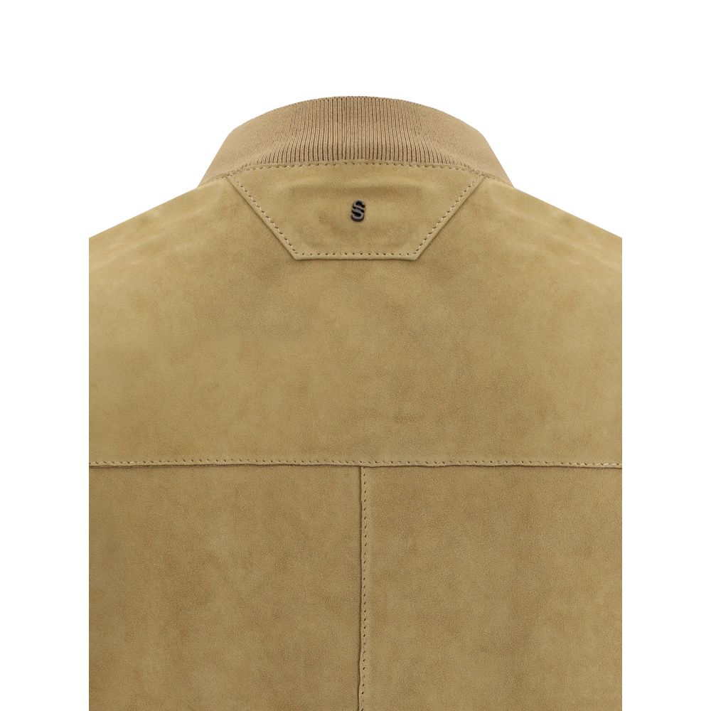 Veste en daim Salvatore Santoro