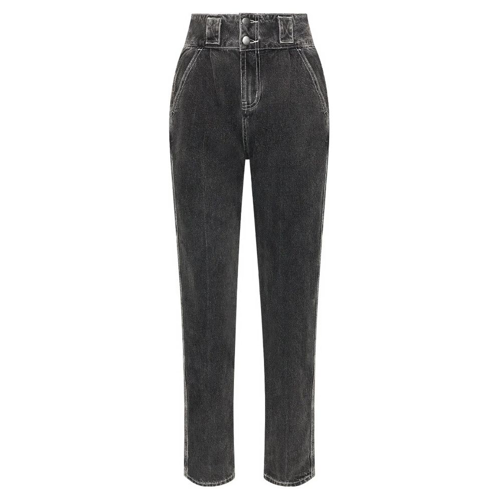 Jean et pantalon en coton noir One Teaspoon