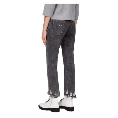 Jean femme en coton gris One Teaspoon