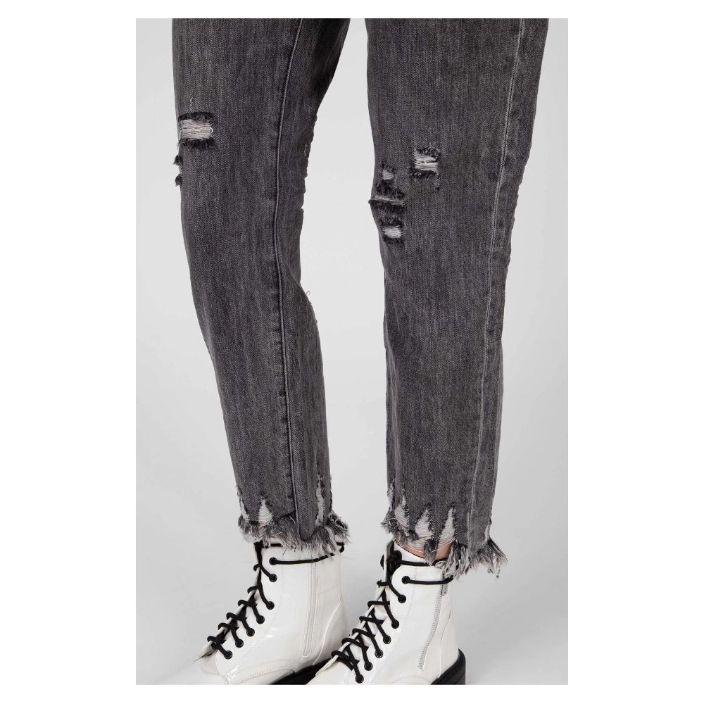 Jean femme en coton gris One Teaspoon