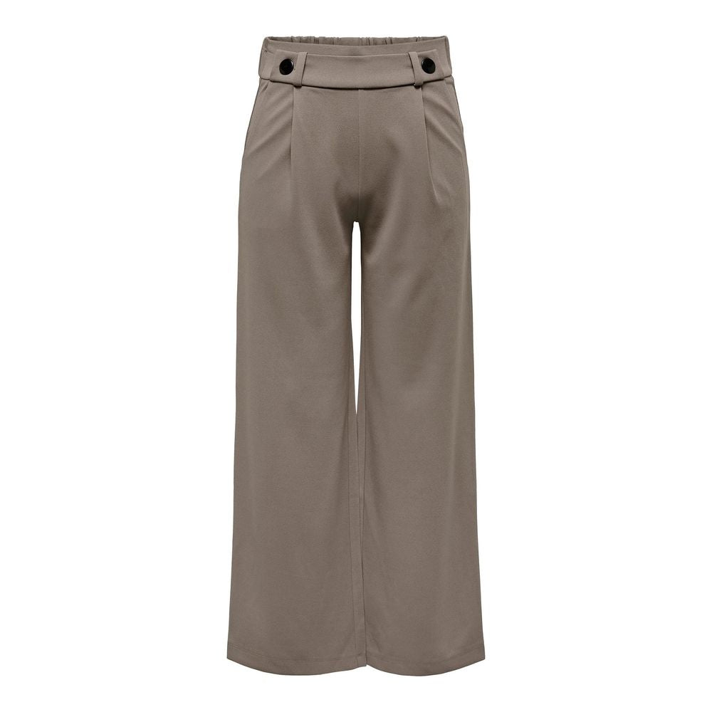 Jacqueline De Yong Grijze Polyester Broek