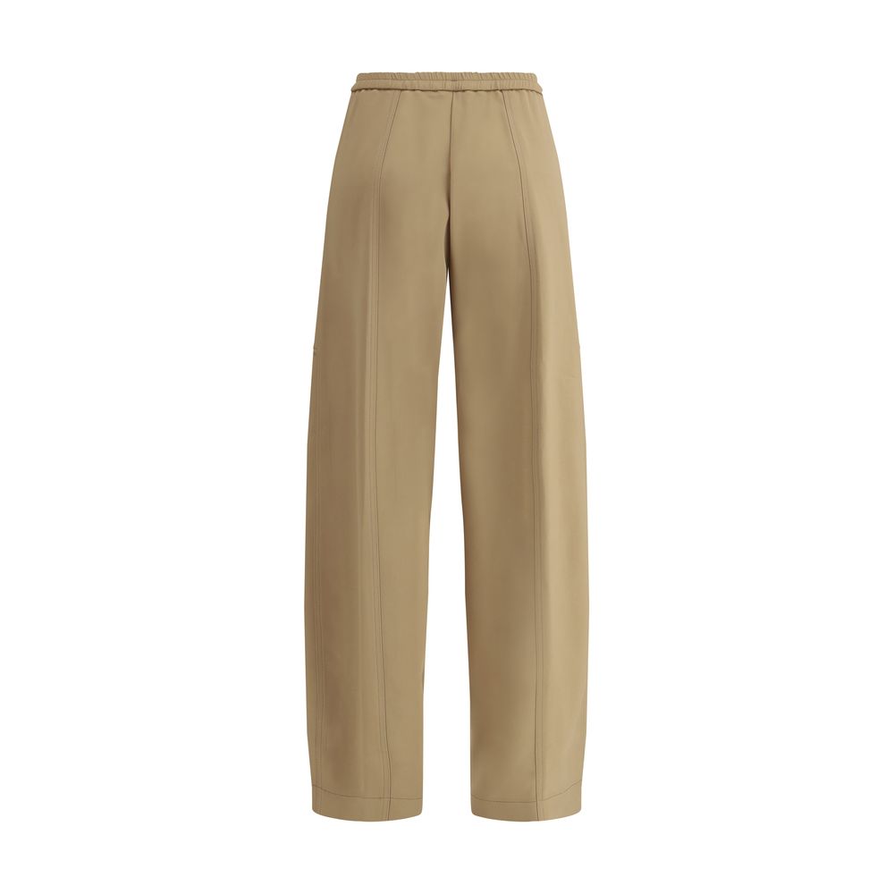 Pantalon cargo à taille élastique Forte_Forte