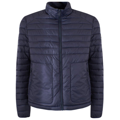 Yes Zee Blue Nylon Men's Lightweight Jacket