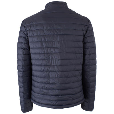 Yes Zee Blue Nylon Men's Lightweight Jacket