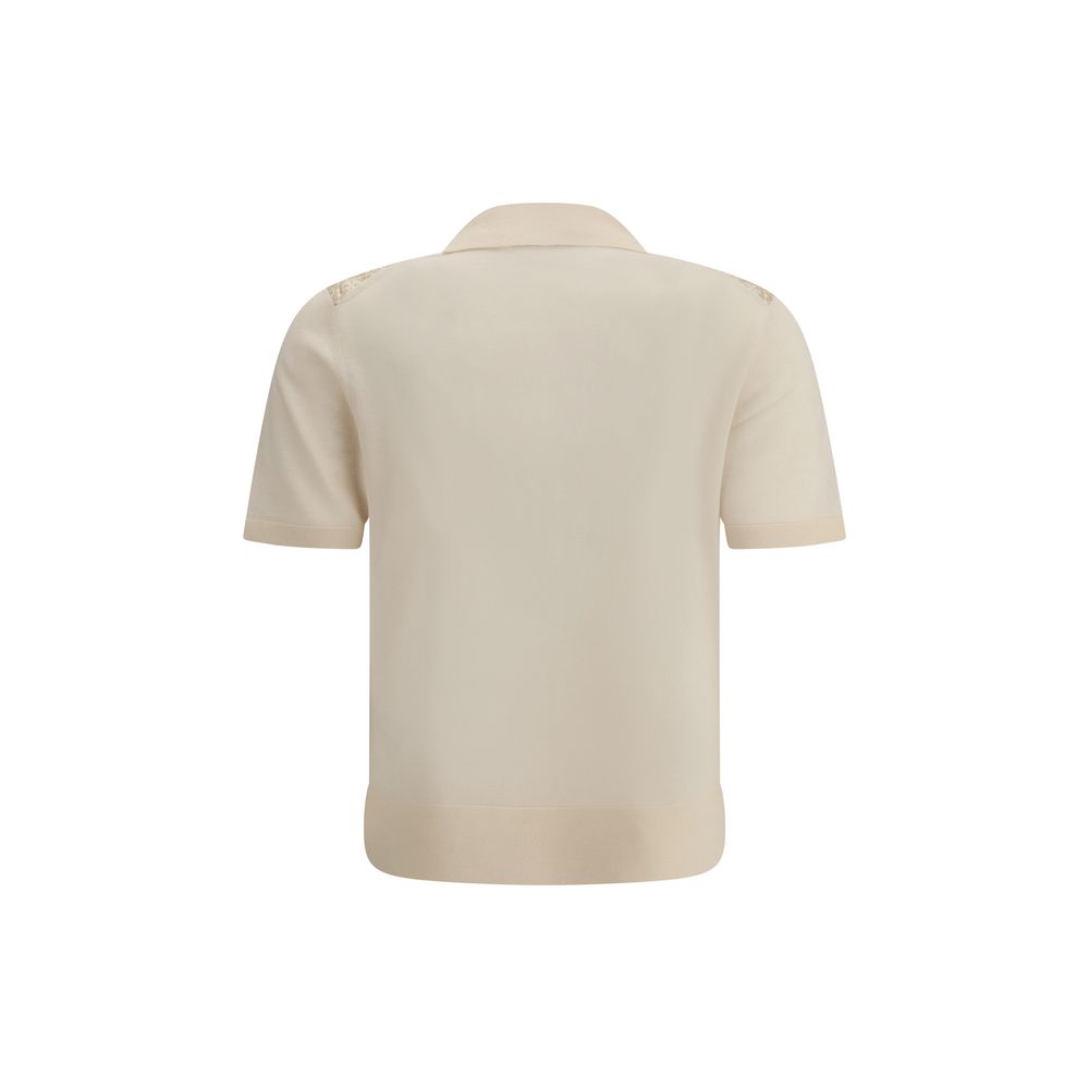 Polo Tory Burch en laine et soie