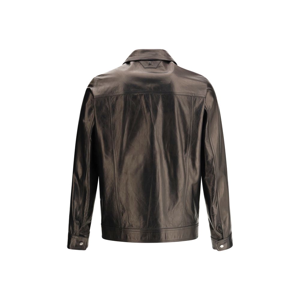 Veste en cuir Salvatore Santoro