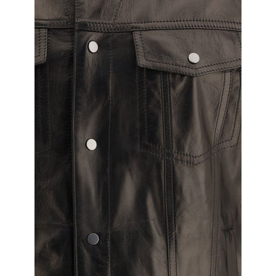 Veste en cuir Salvatore Santoro