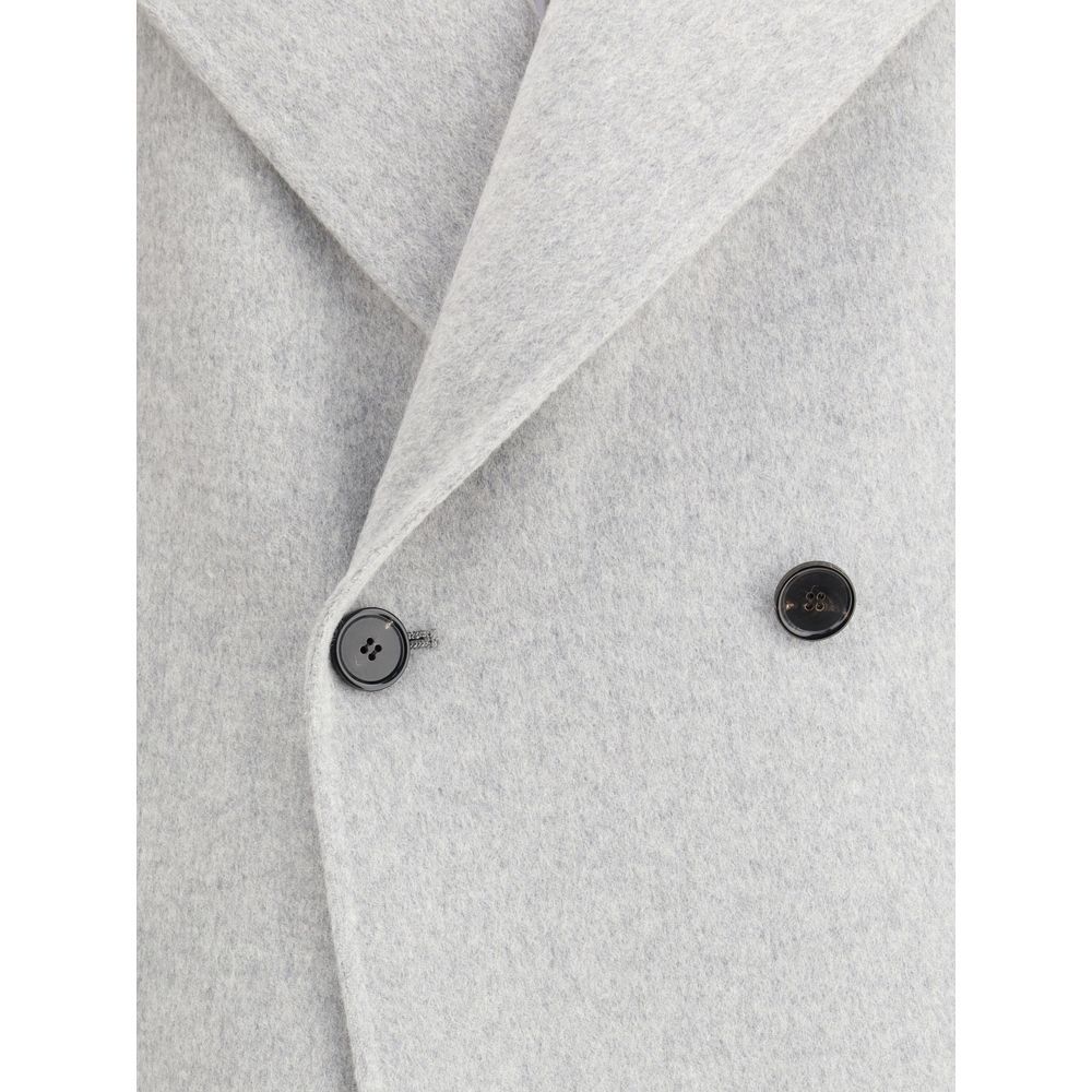 Manteau long croisé