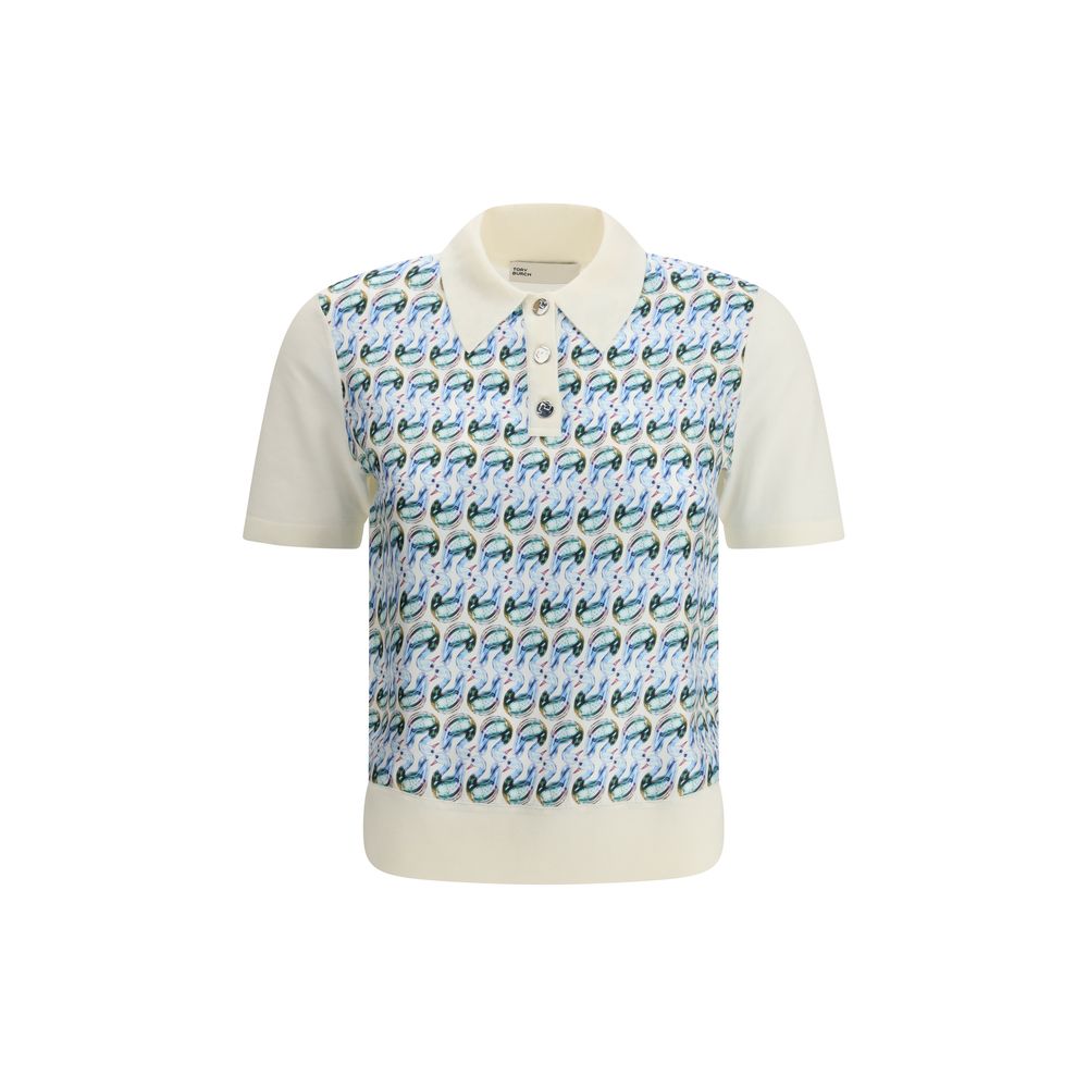 Polo Tory Burch en laine et soie