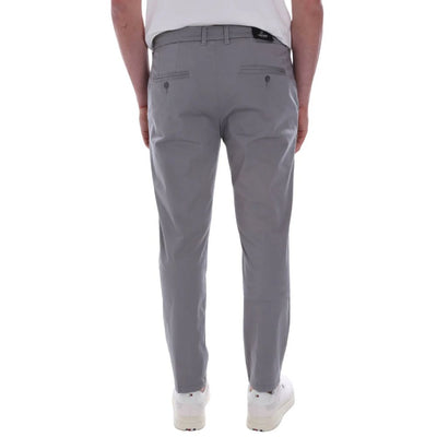 Ja Zee Grijze Katoenen Jeans &amp; Broek