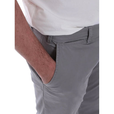 Ja Zee Grijze Katoenen Jeans &amp; Broek