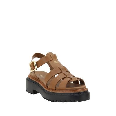 Prada sandalen met een profielzool