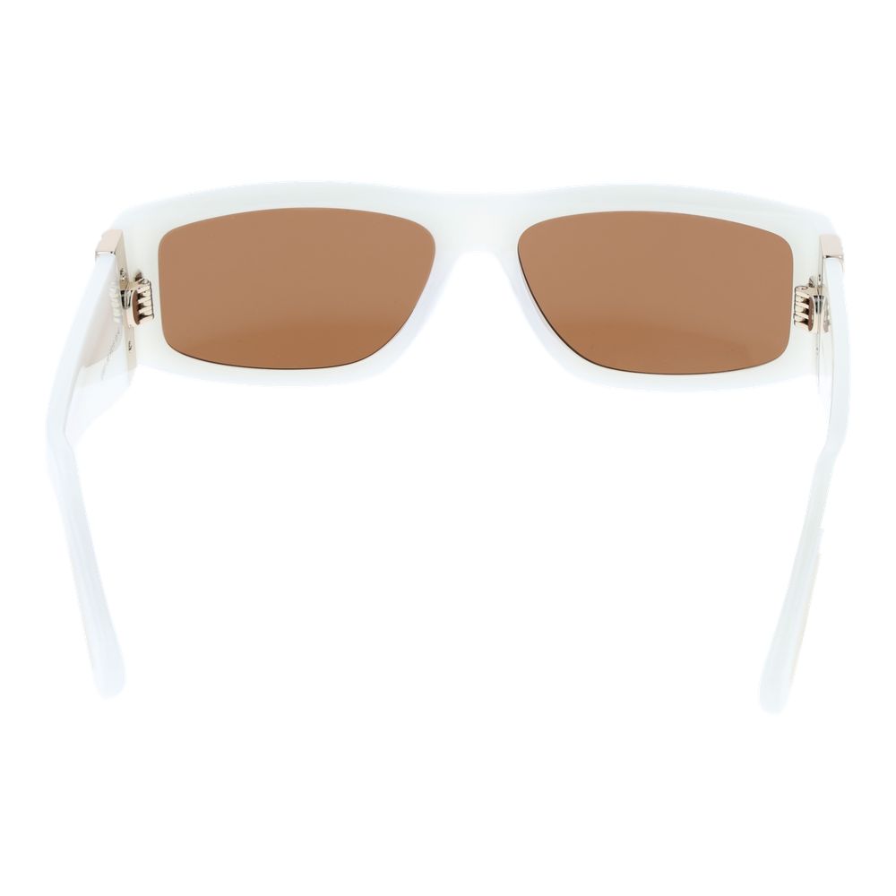 GCDS Witte Unisex Zonnebril