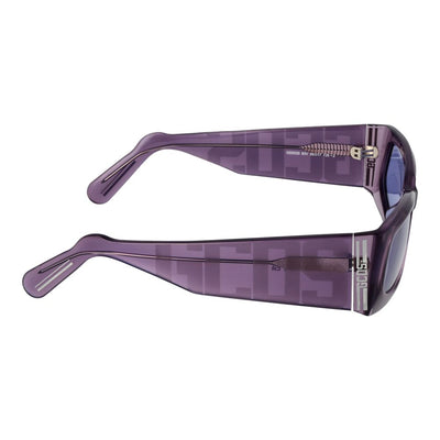 GCDS Paarse Unisex Zonnebril