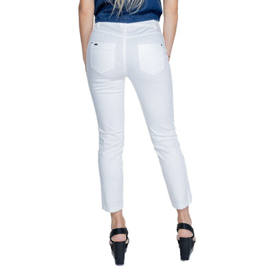 Pantalon en coton blanc Street One
