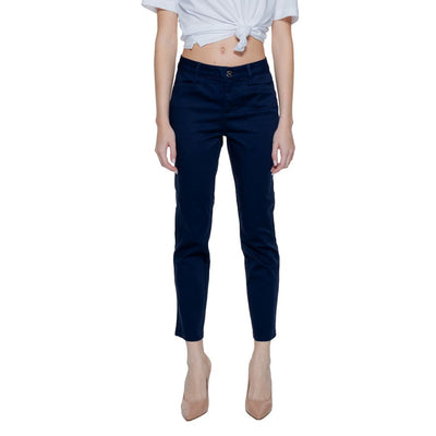 Pantalon en coton bleu Street One