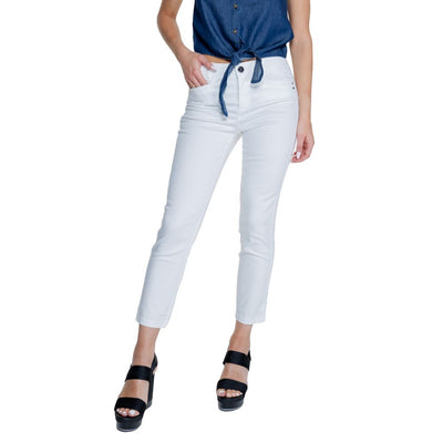 Pantalon en coton blanc Street One