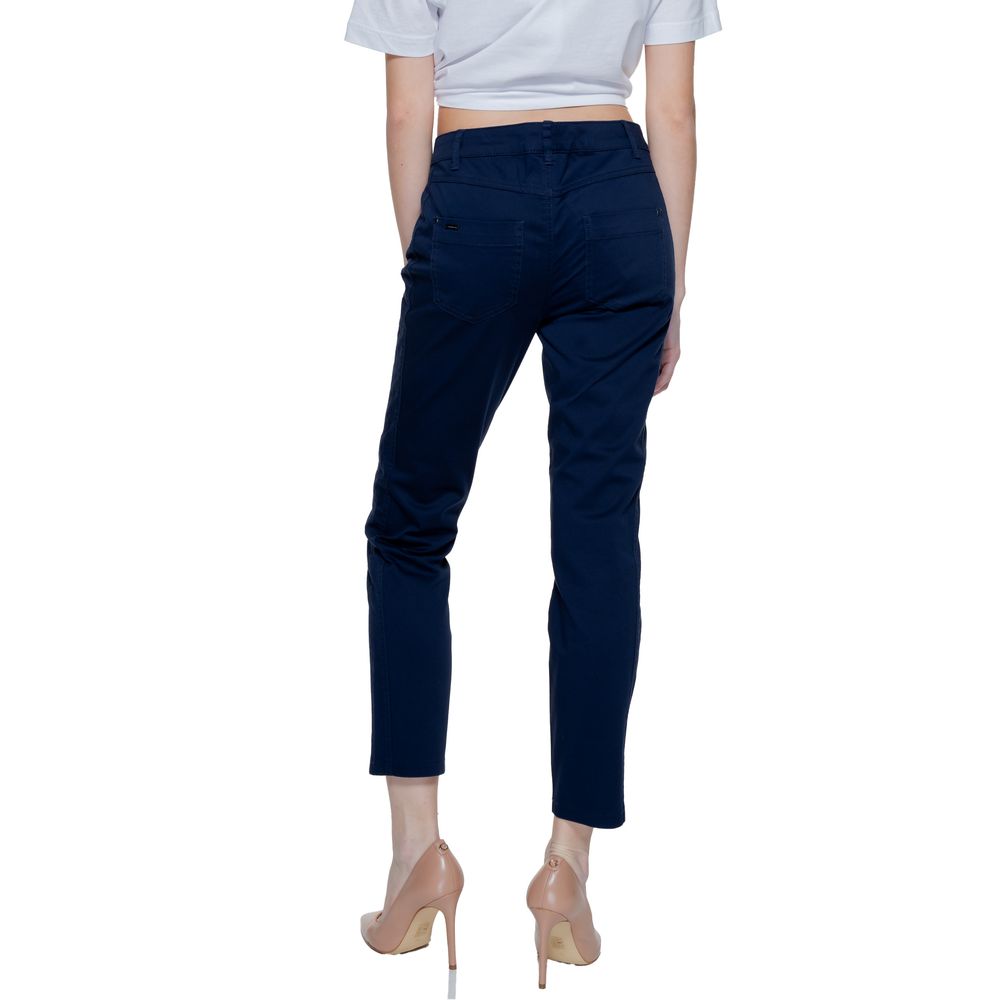 Pantalon en coton bleu Street One