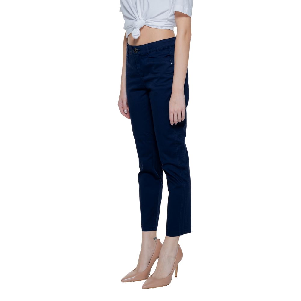 Pantalon en coton bleu Street One