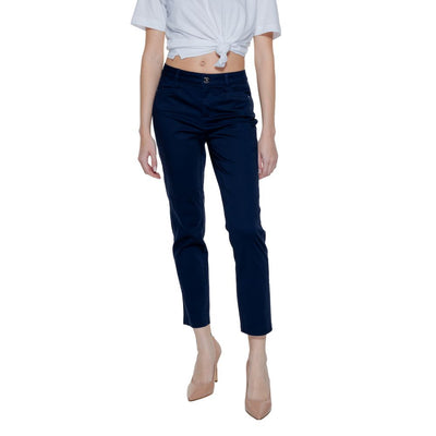 Pantalon en coton bleu Street One