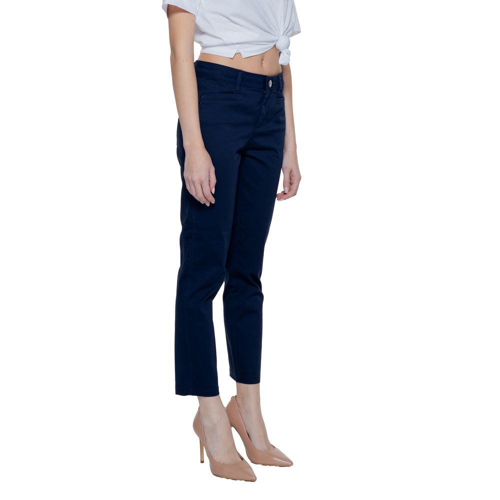 Pantalon en coton bleu Street One