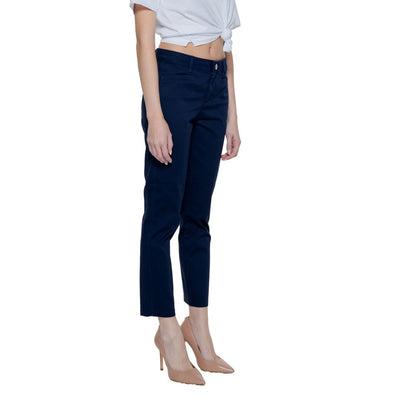 Pantalon en coton bleu Street One