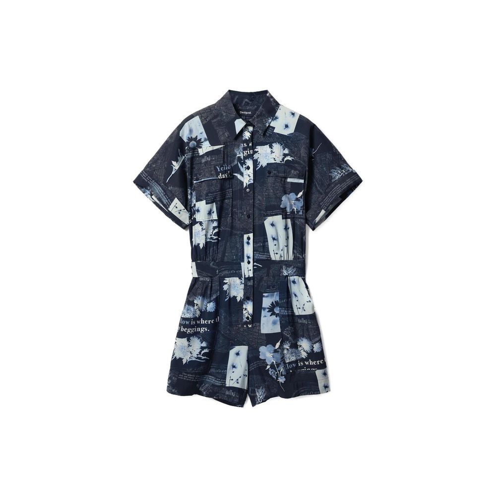 Combinaison Desigual en viscose bleue