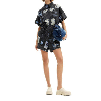 Combinaison Desigual en viscose bleue