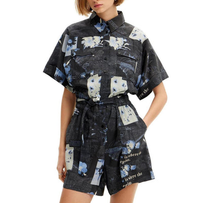 Combinaison Desigual en viscose bleue
