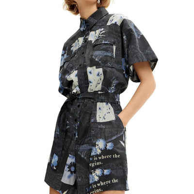 Combinaison Desigual en viscose bleue