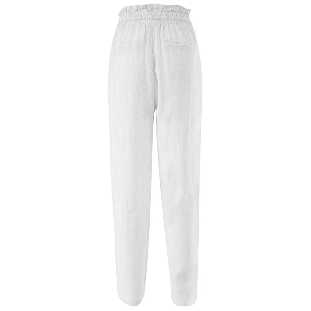 Jean et pantalon en lin blanc Yes Zee