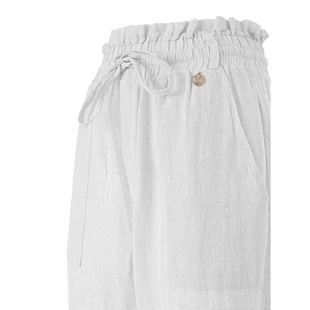Jean et pantalon en lin blanc Yes Zee