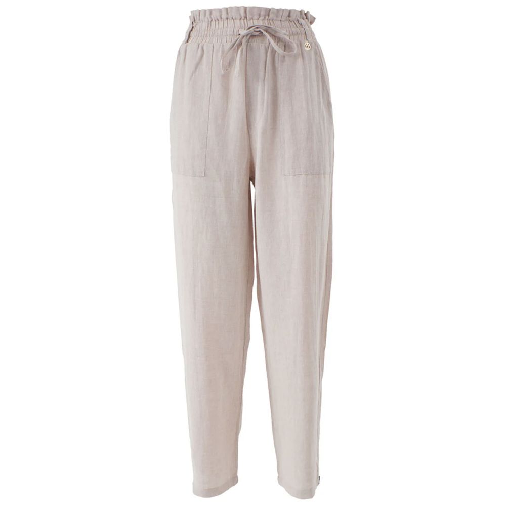 Jean et pantalon en lin beige Yes Zee