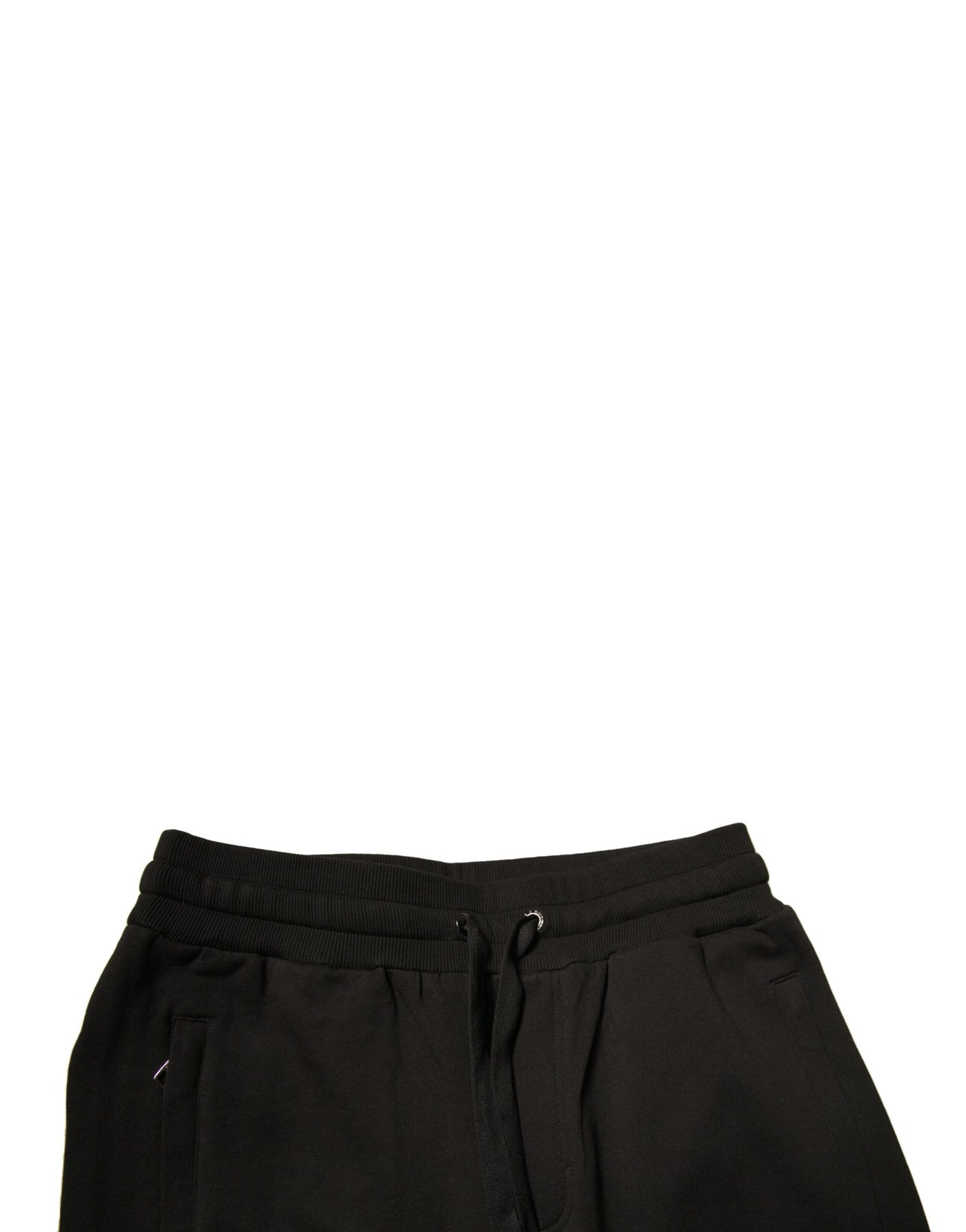 Pantalon de jogging en coton noir Dolce &amp; Gabbana pour homme